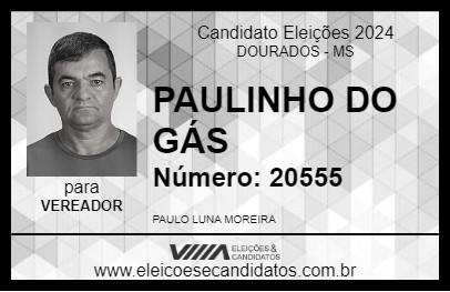 Candidato PAULINHO DO GÁS 2024 - DOURADOS - Eleições