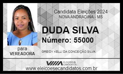 Candidato DUDA SILVA 2024 - NOVA ANDRADINA - Eleições