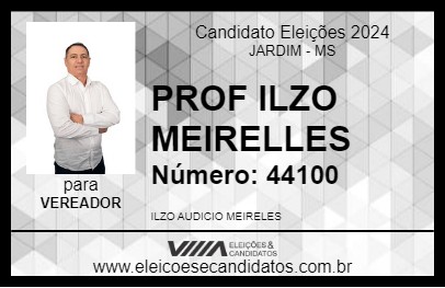 Candidato PROF ILZO MEIRELLES 2024 - JARDIM - Eleições