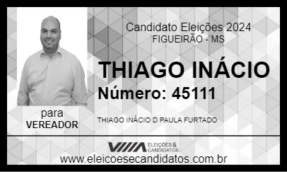 Candidato THIAGO INÁCIO 2024 - FIGUEIRÃO - Eleições