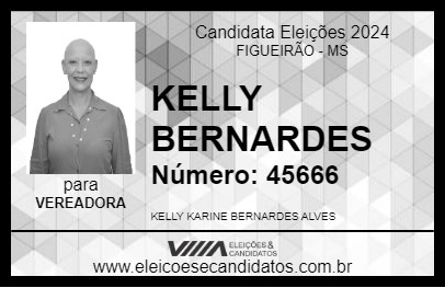 Candidato KELLY BERNARDES 2024 - FIGUEIRÃO - Eleições