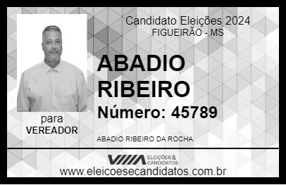 Candidato ABADIO RIBEIRO 2024 - FIGUEIRÃO - Eleições