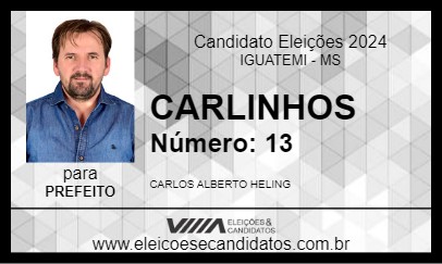 Candidato CARLINHOS 2024 - IGUATEMI - Eleições