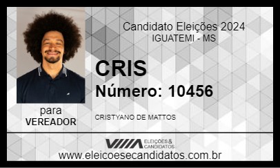 Candidato CRIS 2024 - IGUATEMI - Eleições