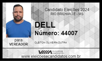 Candidato DELL 2024 - RIO BRILHANTE - Eleições