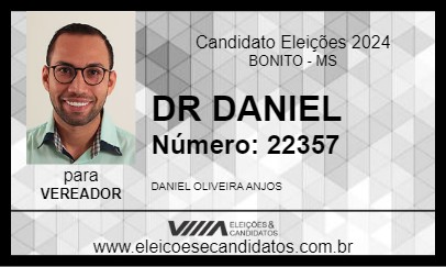 Candidato DR DANIEL 2024 - BONITO - Eleições