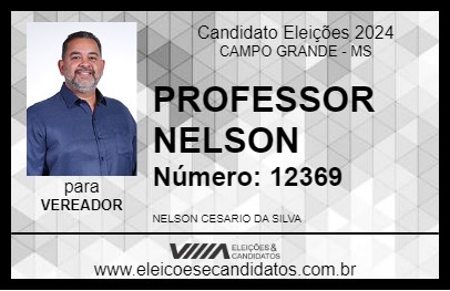 Candidato PROFESSOR NELSON 2024 - CAMPO GRANDE - Eleições