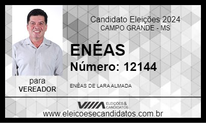 Candidato ENÉAS 2024 - CAMPO GRANDE - Eleições