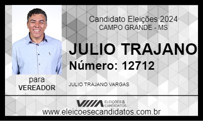 Candidato JULIO TRAJANO 2024 - CAMPO GRANDE - Eleições