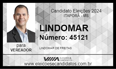 Candidato LINDOMAR 2024 - ITAPORÃ - Eleições