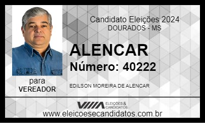 Candidato ALENCAR 2024 - DOURADOS - Eleições