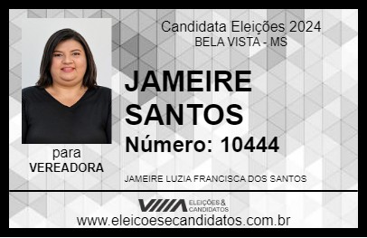 Candidato JAMEIRE SANTOS 2024 - BELA VISTA - Eleições