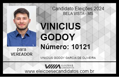 Candidato VINICIUS GODOY 2024 - BELA VISTA - Eleições