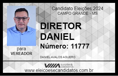 Candidato DIRETOR DANIEL 2024 - CAMPO GRANDE - Eleições