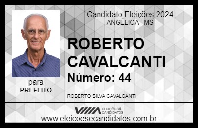 Candidato ROBERTO CAVALCANTI 2024 - ANGÉLICA - Eleições