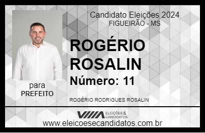 Candidato ROGÉRIO ROSALIN 2024 - FIGUEIRÃO - Eleições