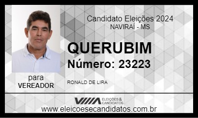 Candidato QUERUBIM 2024 - NAVIRAÍ - Eleições