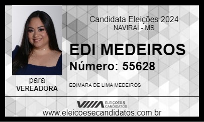 Candidato EDI MEDEIROS 2024 - NAVIRAÍ - Eleições