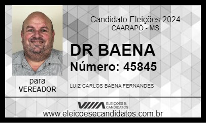 Candidato DR BAENA 2024 - CAARAPÓ - Eleições