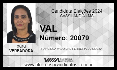 Candidato VAL 2024 - CASSILÂNDIA - Eleições