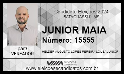 Candidato JUNIOR MAIA 2024 - BATAGUASSU - Eleições