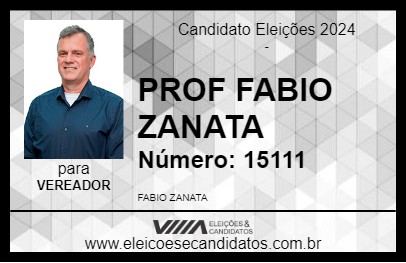 Candidato PROF FABIO ZANATA 2024 - NOVA ANDRADINA - Eleições