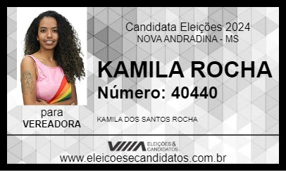 Candidato KAMZ ROCHA 2024 - NOVA ANDRADINA - Eleições