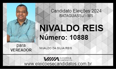 Candidato NIVALDO REIS 2024 - BATAGUASSU - Eleições