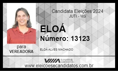 Candidato ELOÁ 2024 - JUTI - Eleições