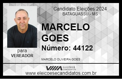 Candidato MARCELO GOES 2024 - BATAGUASSU - Eleições