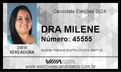 Candidato DRA MILENE 2024 - BATAGUASSU - Eleições