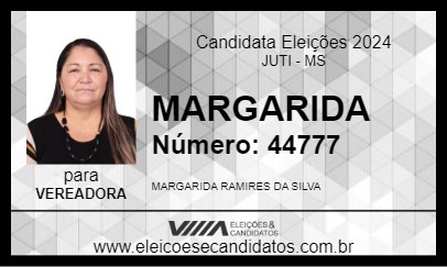 Candidato MARGARIDA 2024 - JUTI - Eleições