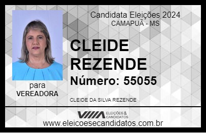 Candidato CLEIDE REZENDE 2024 - CAMAPUÃ - Eleições