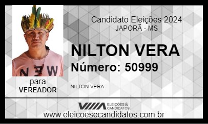 Candidato NILTON VERA 2024 - JAPORÃ - Eleições