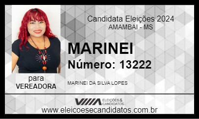 Candidato MARINEI 2024 - AMAMBAI - Eleições