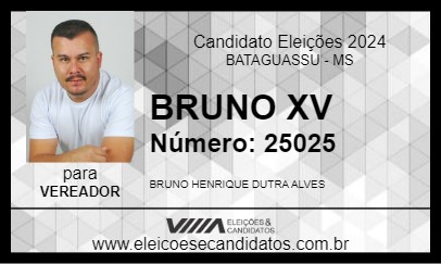 Candidato BRUNO XV 2024 - BATAGUASSU - Eleições