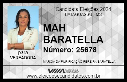 Candidato MAH BARATELLA 2024 - BATAGUASSU - Eleições