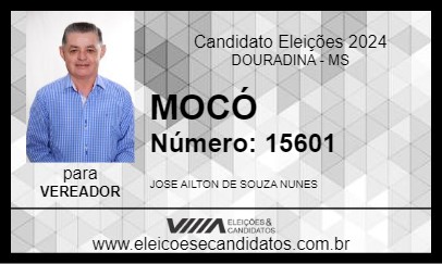 Candidato MOCÓ 2024 - DOURADINA - Eleições