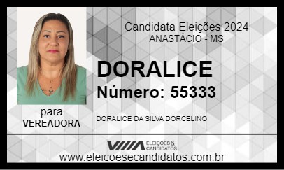 Candidato DORALICE 2024 - ANASTÁCIO - Eleições