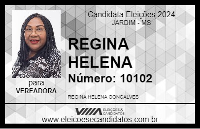 Candidato REGINA HELENA 2024 - JARDIM - Eleições