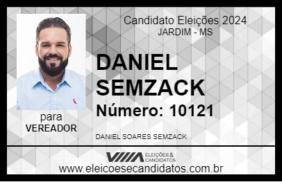 Candidato DANIEL SEMZACK 2024 - JARDIM - Eleições