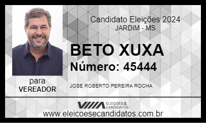 Candidato BETO XUXA 2024 - JARDIM - Eleições