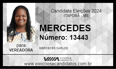 Candidato MERCEDES 2024 - ITAPORÃ - Eleições