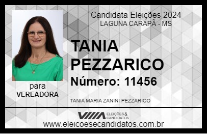 Candidato TANIA PEZZARICO 2024 - LAGUNA CARAPÃ - Eleições