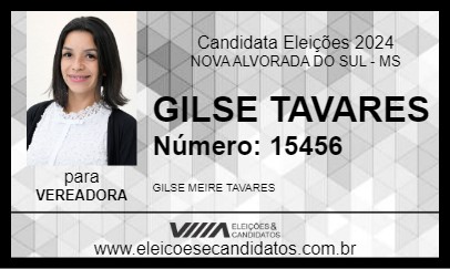 Candidato GILSE TAVARES 2024 - NOVA ALVORADA DO SUL - Eleições