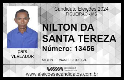 Candidato NILTON DA SANTA TEREZA 2024 - FIGUEIRÃO - Eleições