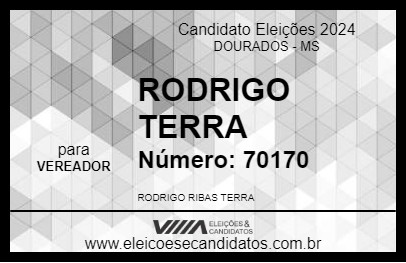 Candidato RODRIGO TERRA 2024 - DOURADOS - Eleições