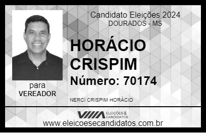 Candidato HORÁCIO CRISPIM 2024 - DOURADOS - Eleições