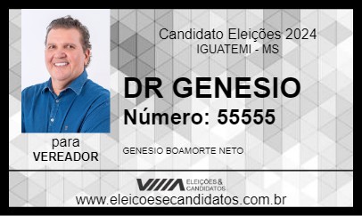 Candidato DR GENESIO 2024 - IGUATEMI - Eleições