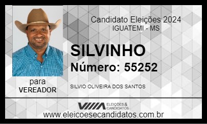 Candidato SILVINHO 2024 - IGUATEMI - Eleições